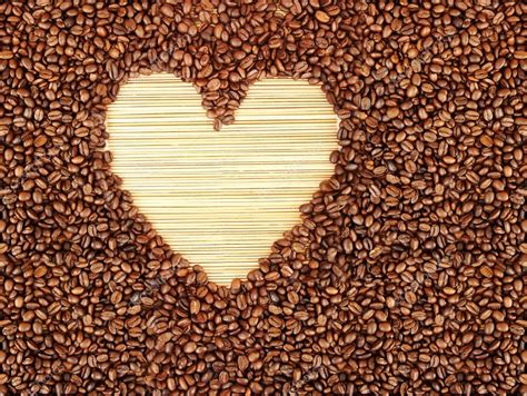 Coffee beans heart Stock Photo by ©NinaMalyna 5854238