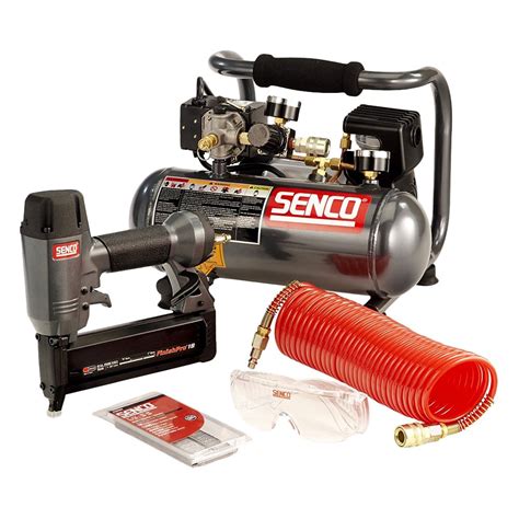 Senco® Pc0947 18ga Combo 2 Finishpro 18 Brad Nailer And Pc1010 Compressor Kit With Hose And