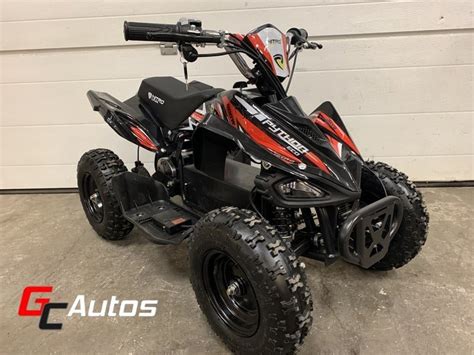 Gcautos Quad Python Electrique W De A Ans Rouge