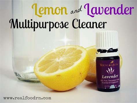 Lemon Lavender Homemade Multipurpose Cleaner Real Food Rn