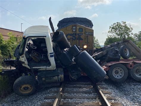 Train strikes semi at railroad crossing in Hurricane - WV MetroNews