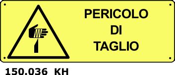 Cartelli Pericolo Serie Dixon Industries