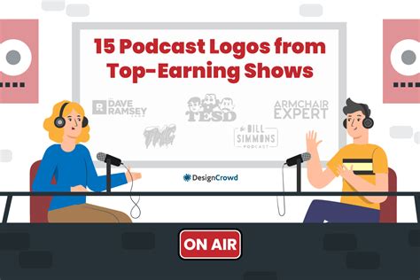 15 Podcast Logos From Top Earning Shows