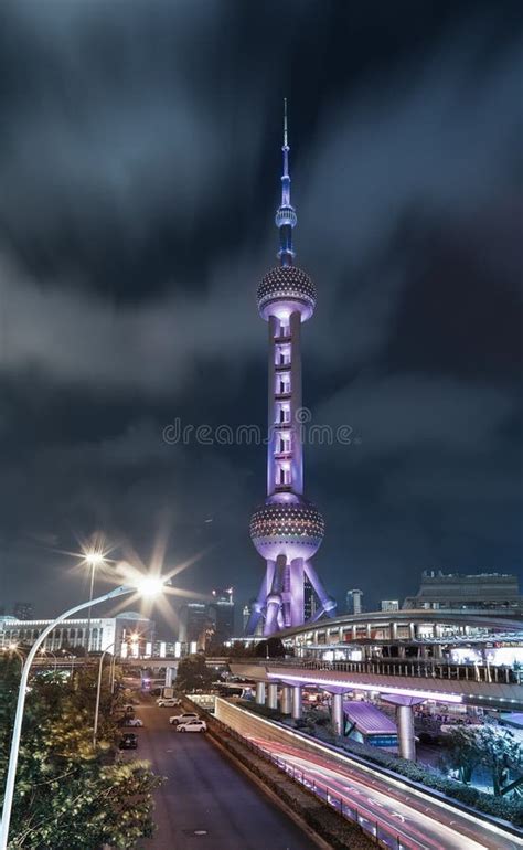 Night View of Lujiazui, Shanghai Editorial Photography - Image of ...