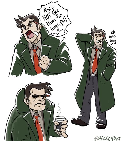 Oc Doodles Of Detective Gumshoe Raceattorney