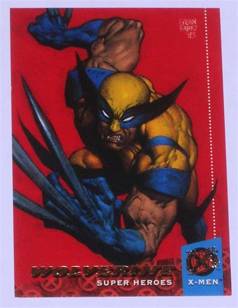 Wolverine Fleer Ultra X Men Super Heroes Trading Card Marvel Comics