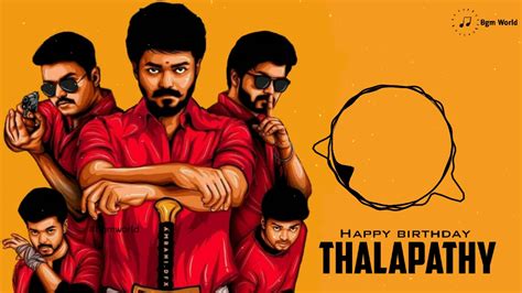 Thalapathy Vijay Birthday Whatsapp Status Bgm World Youtube