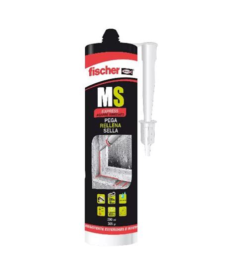 FISCHER SELLADOR ADHESIVO X 290 ML MS CR CRISTAL 538489