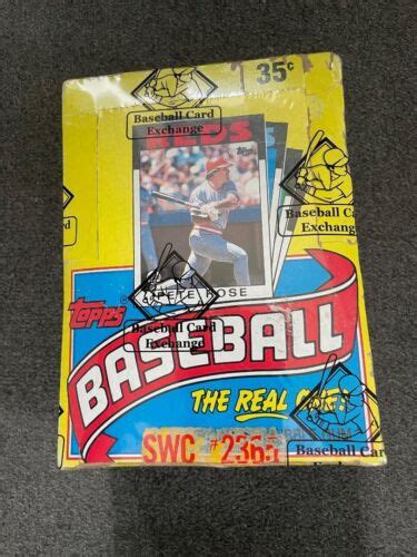 1986 Topps MLB Wax Box BBCE Wrapped Unopened Baseball Sealed 36 Packs