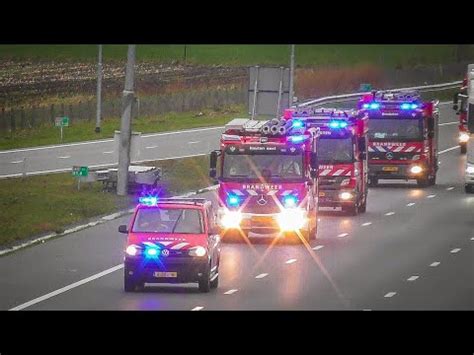 Grip 2 Rutten Peloton Massaal Veel Brandweer Met Spoed Naar Een