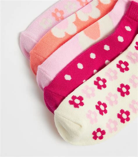 Girls Low Cut Socks 5 Pack Maxx Target Australia