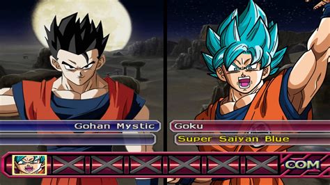 Dragon Ball Z Budokai Tenkaichi 3 Gohan Mystic VS Goku SSJ Blue Red