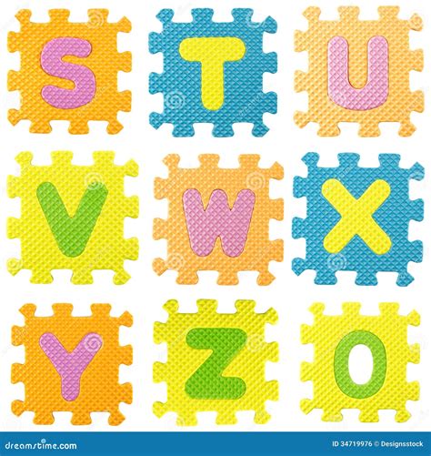 Alphabet Puzzle Background Royalty Free Stock Photo CartoonDealer