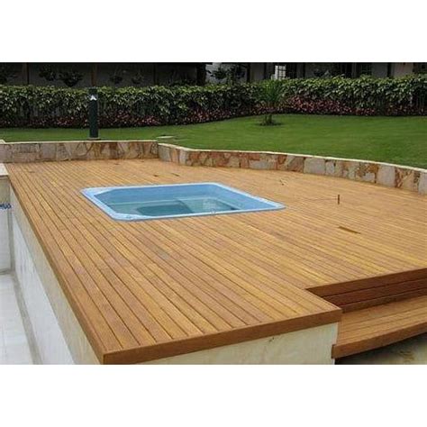 Jual LD Lantai Kayu Decking Bengkirai Deck Pool Lantai Kolam Teras