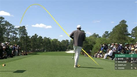 Brooks Koepka: 2023 Masters errant tee shot to begin final round