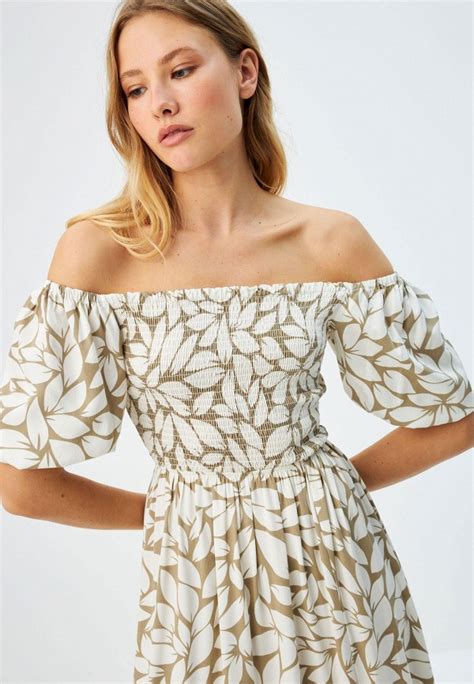 Платье Sela, цвет: бежевый, MP002XW0JDCU — купить в интернет-магазине ...