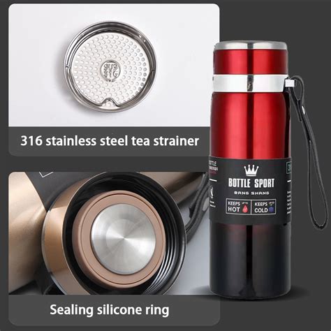 Double Wall Stainless Steel Hot Cold Thermos Cup Ml Thermos Water Cup Water Bottle Vakum