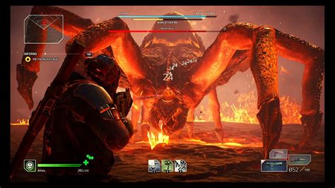 Outriders Boss Fight Volcano Spider Kill The Molten Acari Mission