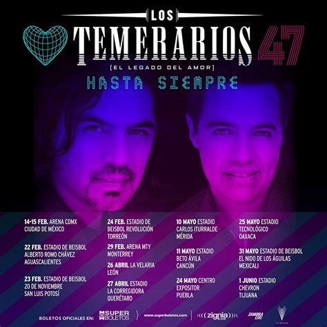 LOS TEMERARIOS Se Despiden De Los Escenarios En 2024 Con La Gira Hasta