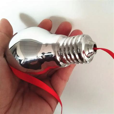 Stainless Steel Anal Bulb Assorted Sizes Butt Plug Dildo Anus Dilator