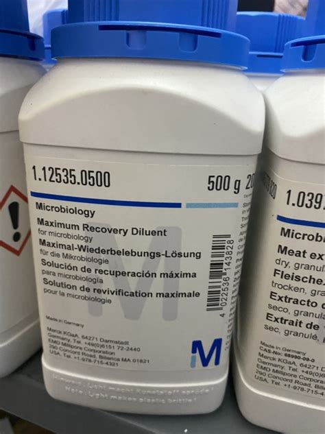 Maximum Recovery Diluent Merck