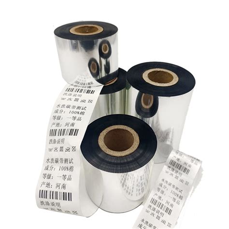 Heat Transfer Thermal Barcode Ribbon Ttr Scratch Resistant For Label Printing China Resin