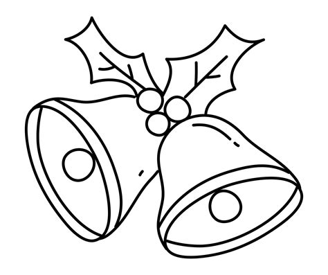 Bells Printable Coloring Pages Christmas Activity Book Christmas