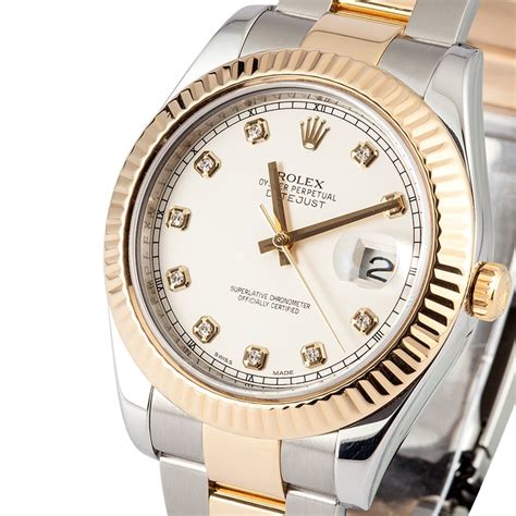 Rolex Datejust 116333 Ivory Diamond Dial