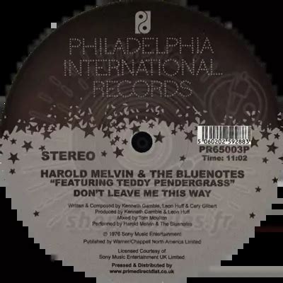 Harold Melvin The Blue Notes Feat Teddy Pendergrass Bad Luck Don