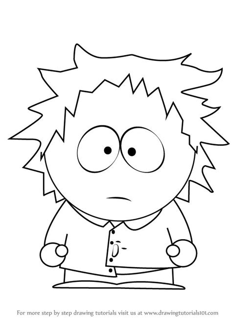 Learn How To Draw Tweek Tweak From South Park South Park Step By Step