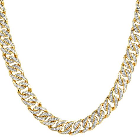 Cz Gold Cuban Bling Bling Chain 10mm Bling Source