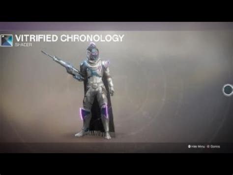 Destiny Hunter With Virtuous Ornaments And Vitrified Chronology