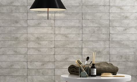 Rak Ceramics Detroit Metal Brick Collection Tileook