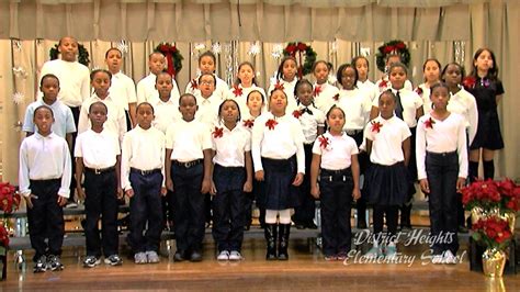 District Heights Elementary School Holiday Concert 2012 Youtube