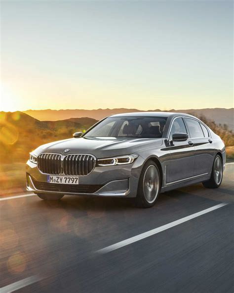 Die Neue Bmw 7er Reihe In Berninagrau Bernsteineffekt Mit