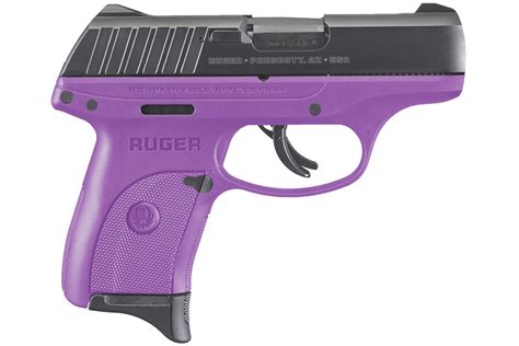 Ruger EC9s 9mm Carry Conceal Pistol With Purple Cerakote Finish