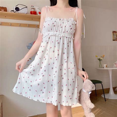 Pajamas For Women Sexy Costumes V Neck Front Buckle Sexy Night Mini Lingerie Nightwear Lace