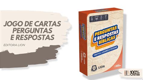 Jogo De Cartas Perguntas E Respostas B Blicas Lion Livraria