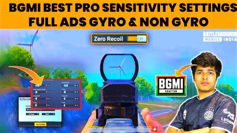 Scope Sensitivity Pro Player Sensitivity For Bgmi Gyro