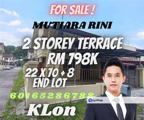 Mutiara Rini Double Storey Terrace House For Sale Rm By Kei Lon