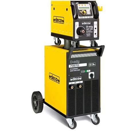 Mig Mag Welder D Mig Series Deca Three Phase Mobile