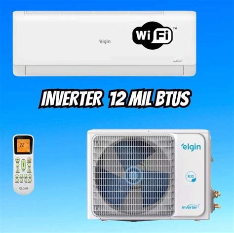 Ar Condicionado Hw Elgin Eco Inverter Ii Wifi Btu Frio V