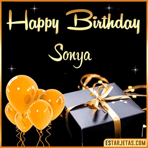 Happy Birthday Sonya  🎂 Images Animated Wishes【28 S】 Make Her