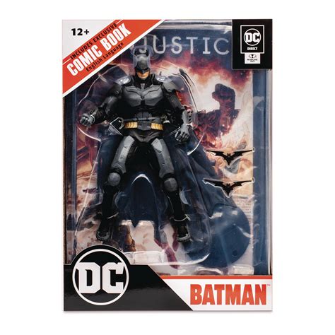 DC DIRECT INJUSTICE 2 BATMAN ACTION FIGURE W/COMIC – Collector's Edge ...