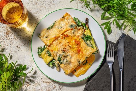 Vegetarische Lasagne Met Courgette En Spinazie Recept Hellofresh