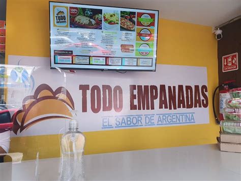 Menu At Todo Empanadas Coyoacan Restaurant Mexico City