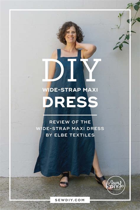 Diy Linen Maxi Dress—review Of The Wide Strap Maxi Dress By Peppermint