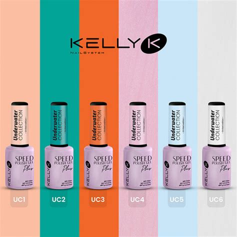 Kelly K Speed Verniz Gel Plus Cole O Underwater Uc Ml Kelly