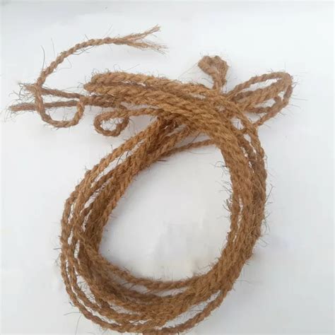 Coconut Husk Coir Fiber Coir Twisted Handmade Ceylon Rope Natural Eco