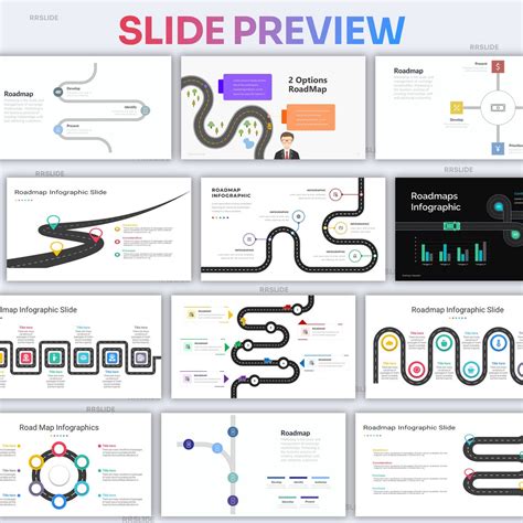 Roadmap Infographic Powerpoint Template Best Powerpoint Template, Easy to Edit, Professional ...